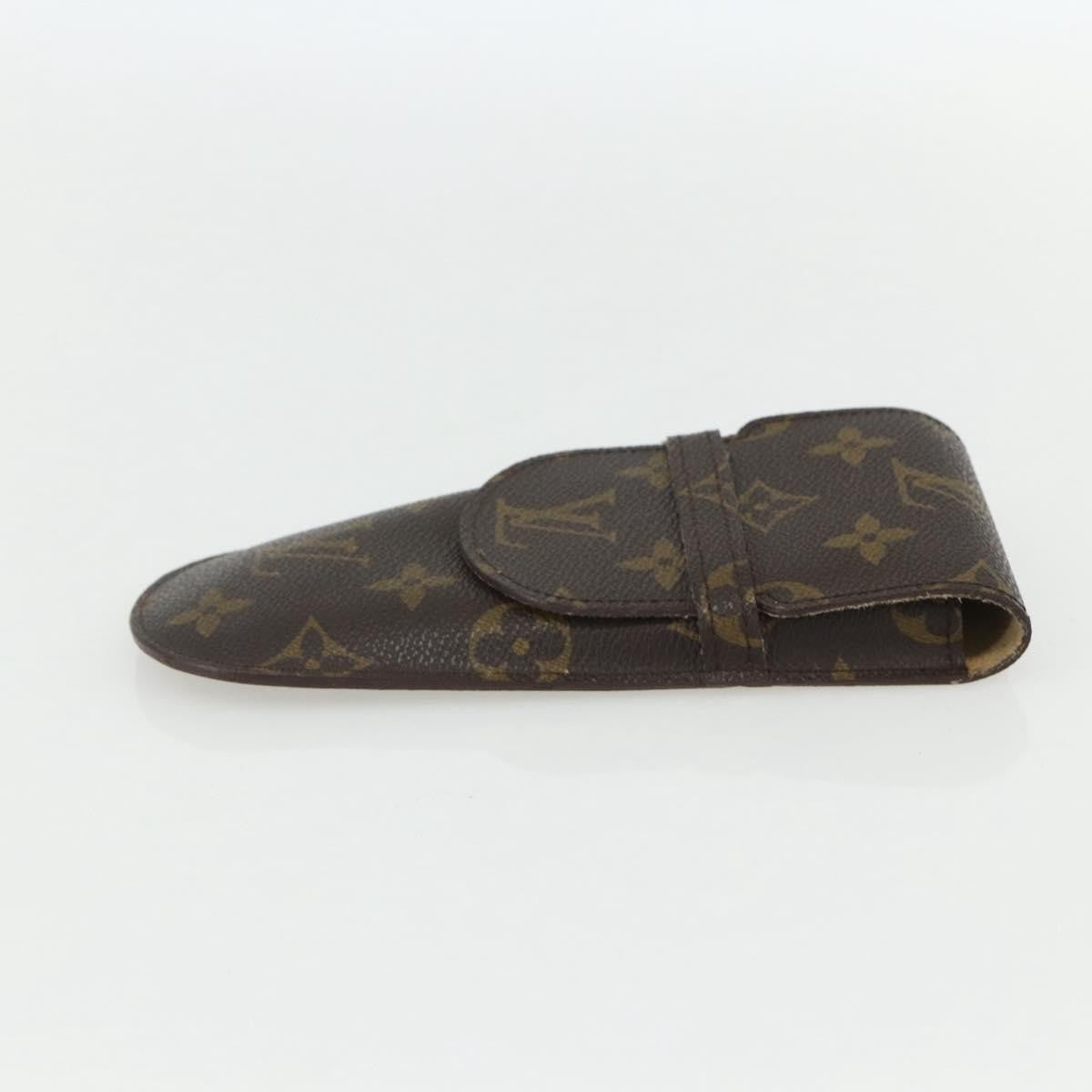 Louis Vuitton Etui À Lunette Canvas Brown Canvas Wallets Accessory (Pre-Owned)