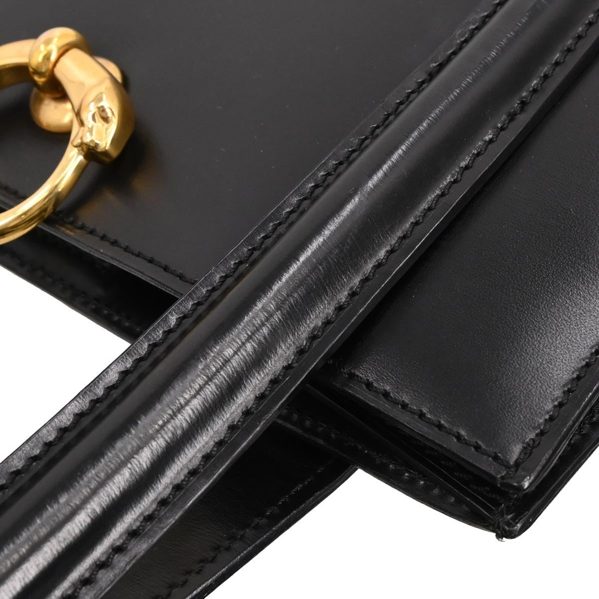 Cartier Panthère Handbag Leather Black Leather Handbag (Pre-Owned)