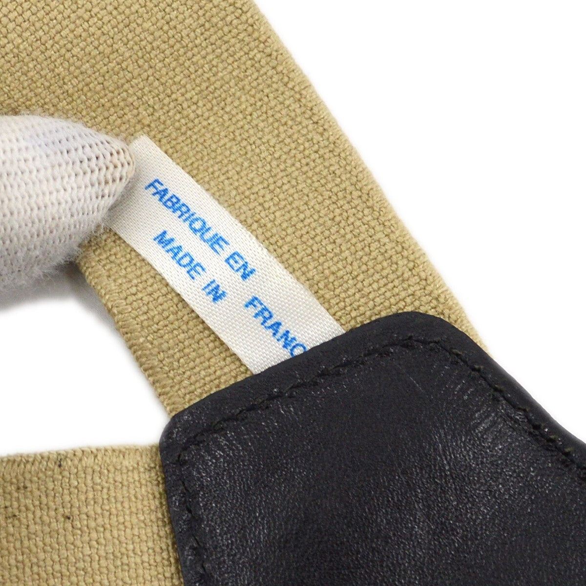 Chanel Logo Suspenders Canvas Beige Canvas Belts Accessory (Pre-Owned)