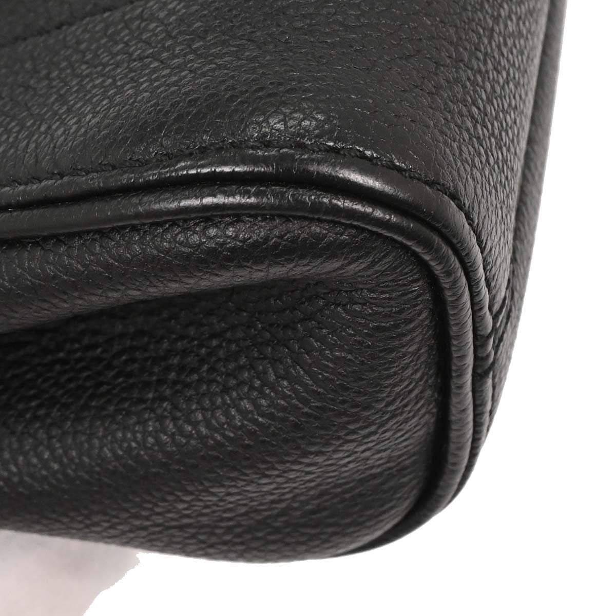 Louis Vuitton Saint Germain Handbag Monogram Empreinte Leather Black Leather Shoulder Bag Bag (Pre-Owned)