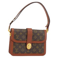 Louis Vuitton Vintage Dauphine Shoulder Bag Monogram Canvas Brown Canvas Shoulder Bag Bag (Pre-Owned)