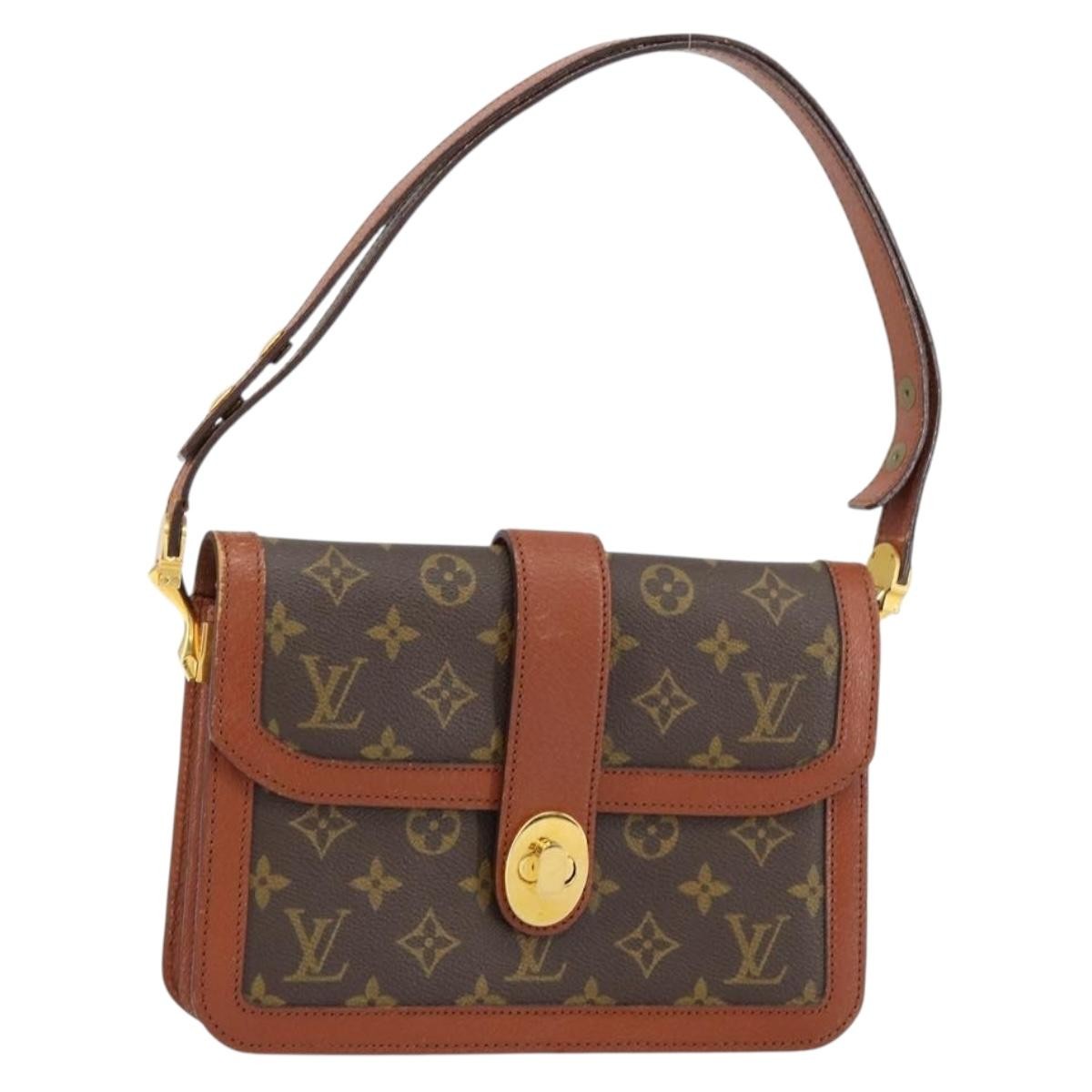 Louis Vuitton Vintage Dauphine Shoulder Bag Monogram Canvas Brown Canvas Shoulder Bag Bag (Pre-Owned)