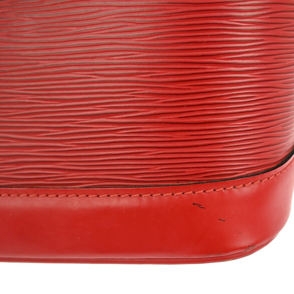 Louis Vuitton Alma Handbag Epi Leather Red Leather Handbag (Pre-Owned)