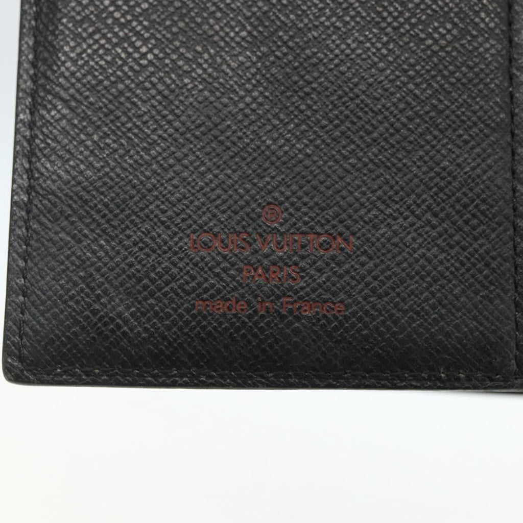 Louis Vuitton Agenda Cover Epi Leather Black Leather Wallets Accessory (Pre-Owned)