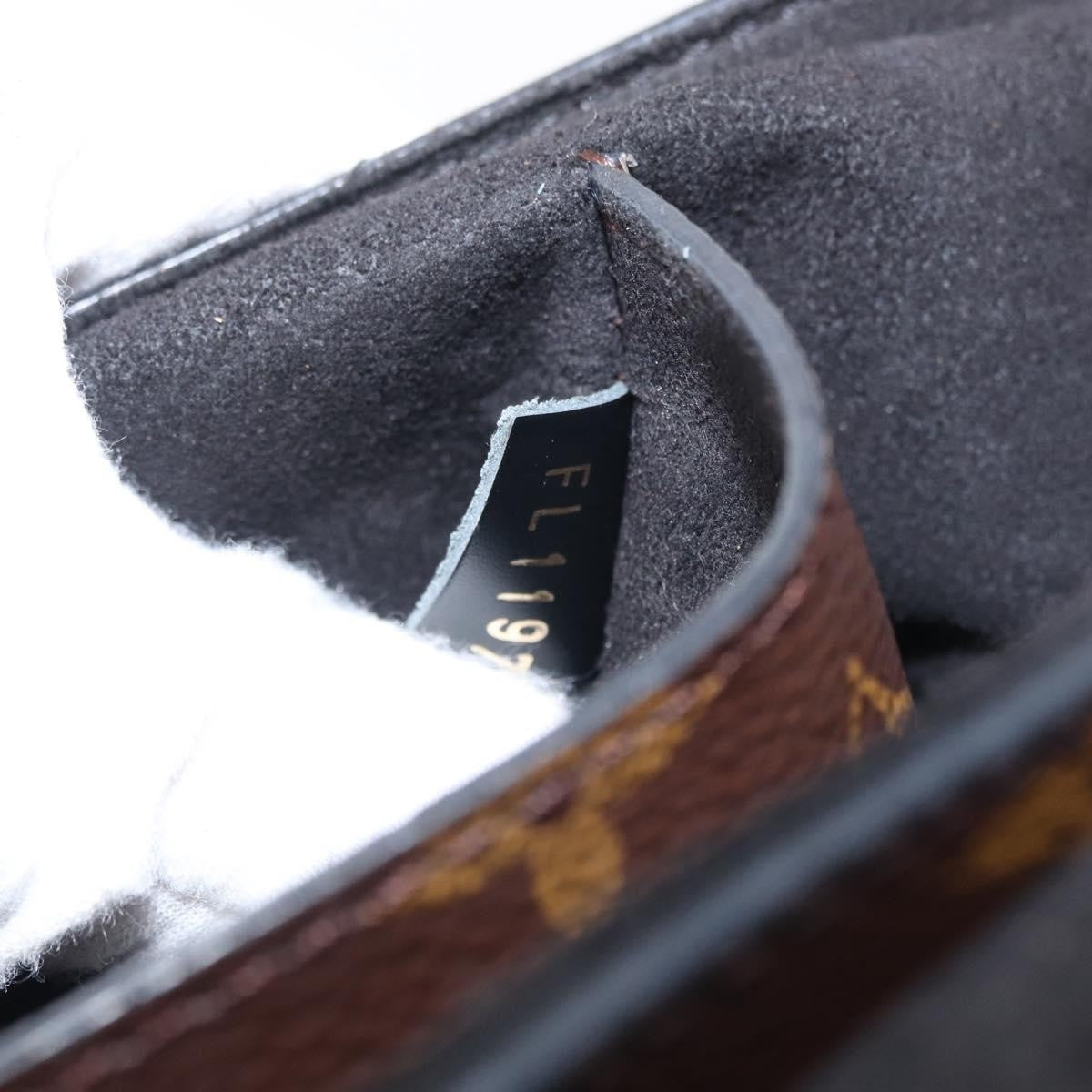 Louis Vuitton One Handle Flap Bag Monogram Canvas And Leather Brown Canvas Handbag (Pre-Owned)