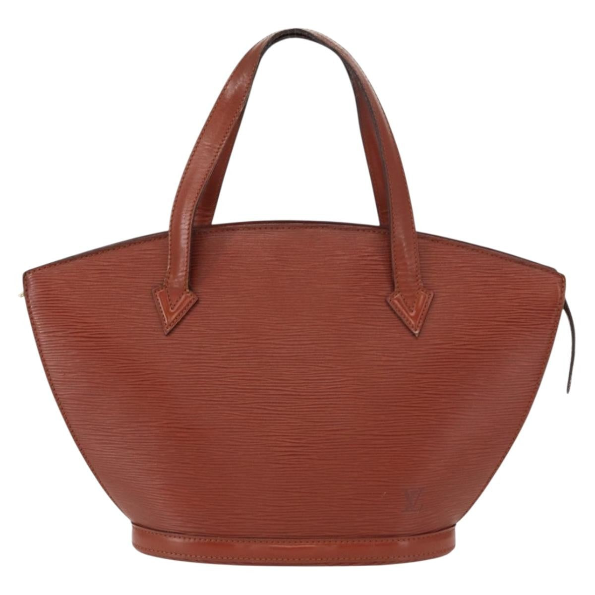 Louis Vuitton Saint Jacques Handbag Epi Leather Brown Leather Handbag (Pre-Owned)