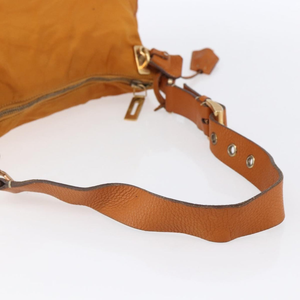 Prada Vintage Shoulder Bag Tessuto Orange Nylon Shoulder Bag Bag (Pre-Owned)