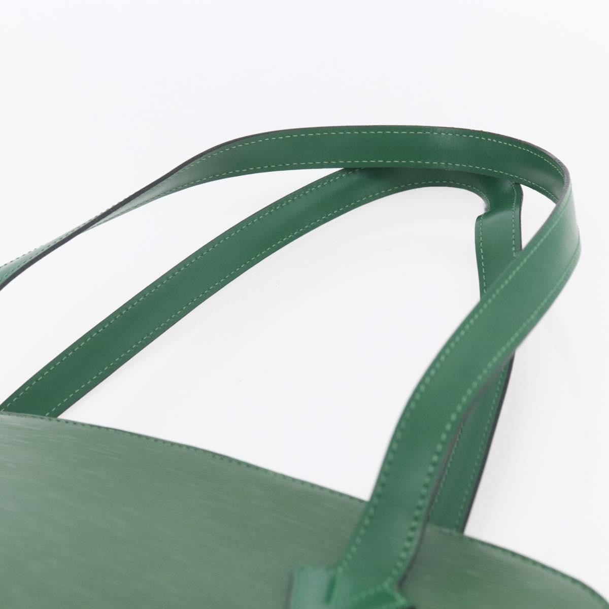 Louis Vuitton Lussac Handbag Epi Leather Green Leather Shoulder Bag Bag (Pre-Owned)
