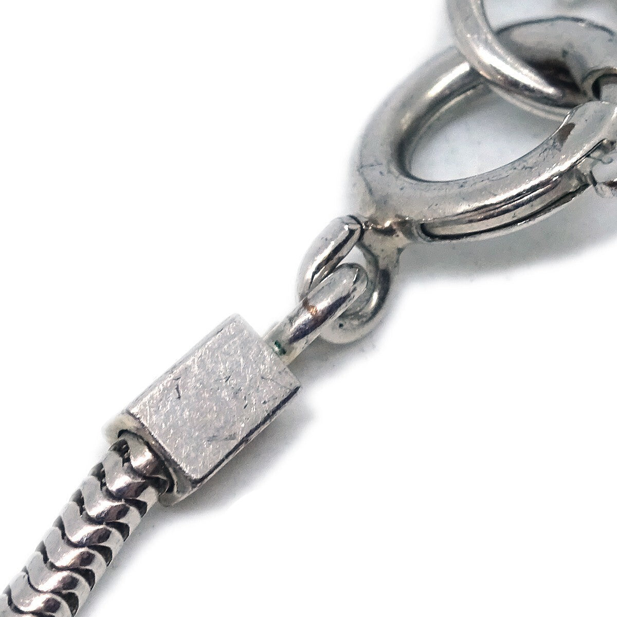Chanel Cc Chain Bracelet Metal With Faux Pearl Silver Silver_Plated Bracelet Jewelry (Pre-Owned)