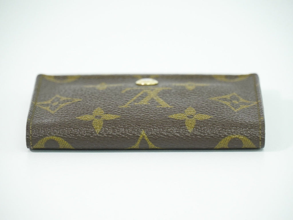Louis Vuitton Porte Tresor Etui Papiers Wallet Monogram Canvas Brown Canvas Card Holders Accessory (Pre-Owned)