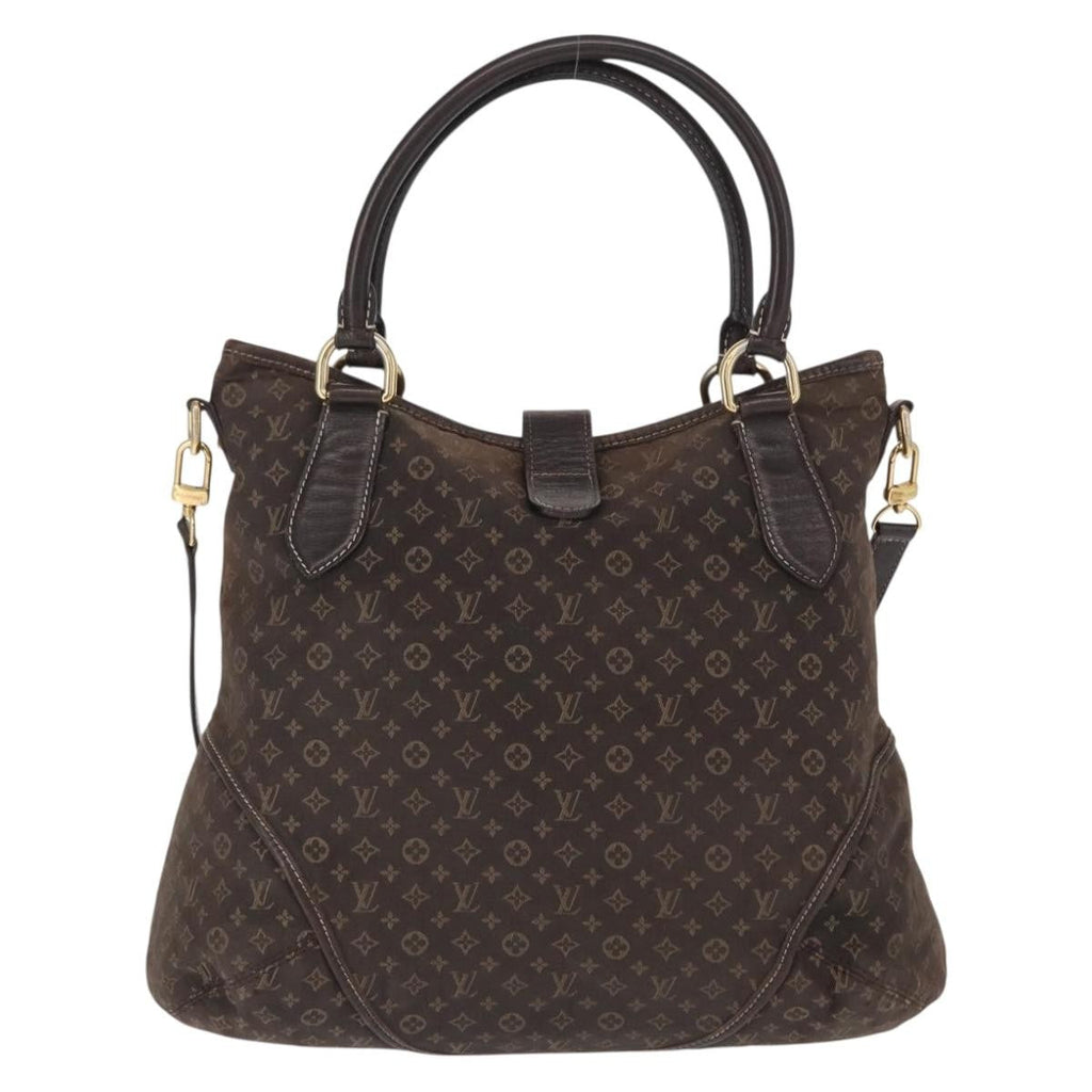 Louis Vuitton Elegie Handbag Monogram Idylle Black Canvas Handbag (Pre-Owned)
