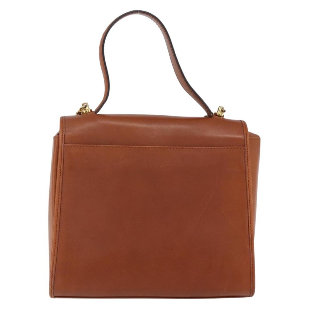 Celine Handbag Leather Brown Leather Handbag (Pre-Owned)