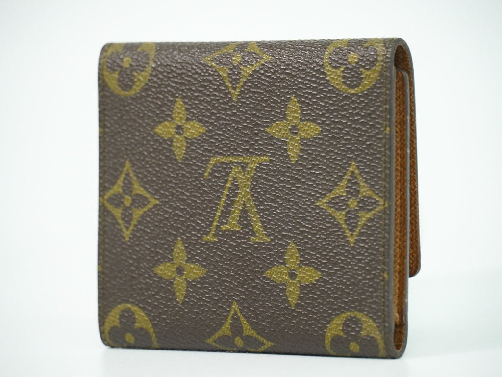 Louis Vuitton Porte Tresor Etui Papiers Wallet Monogram Canvas Brown Canvas Card Holders Accessory (Pre-Owned)