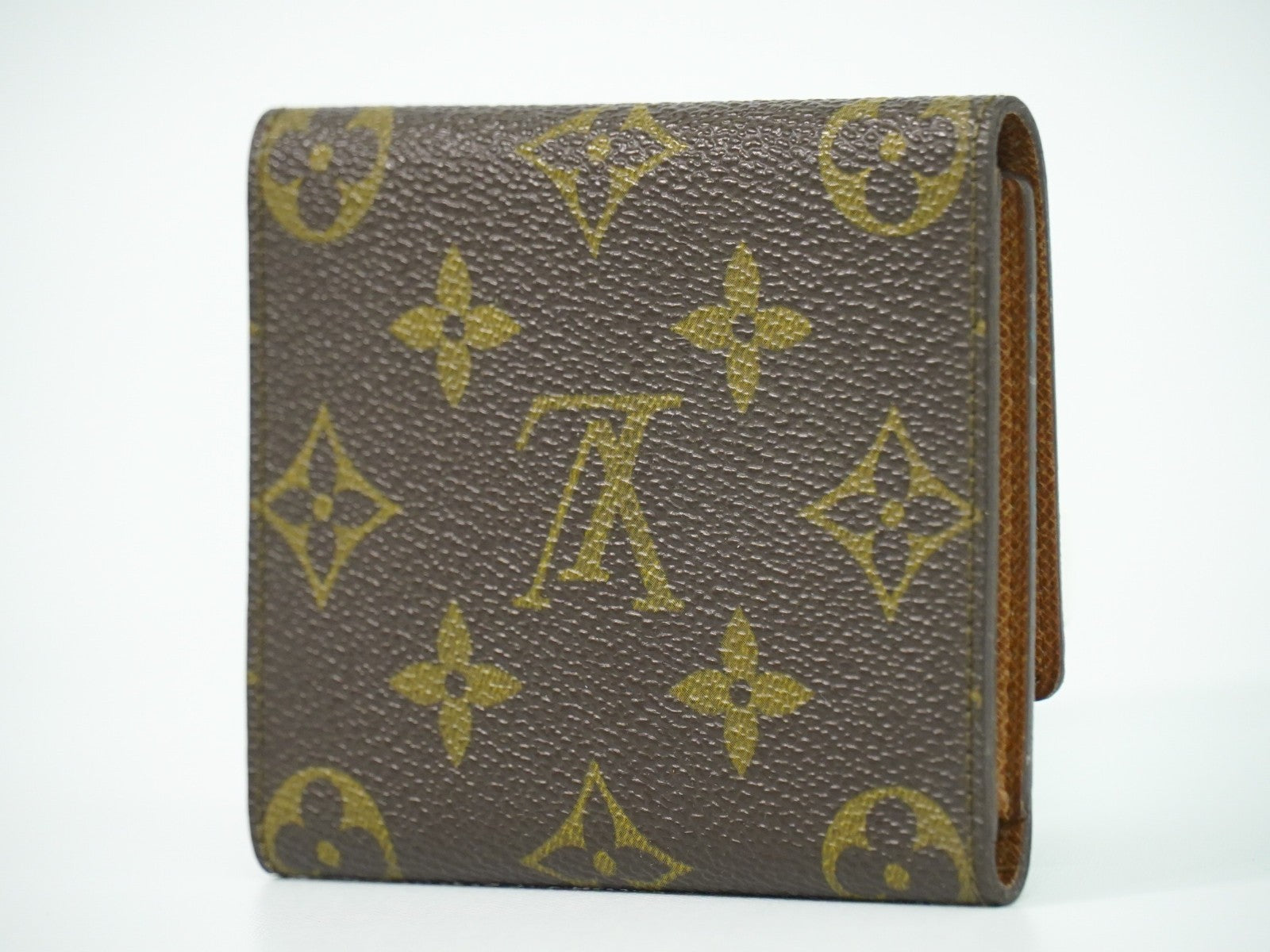 Louis Vuitton Porte Tresor Etui Papiers Wallet Monogram Canvas Brown Canvas Card Holders Accessory (Pre-Owned)