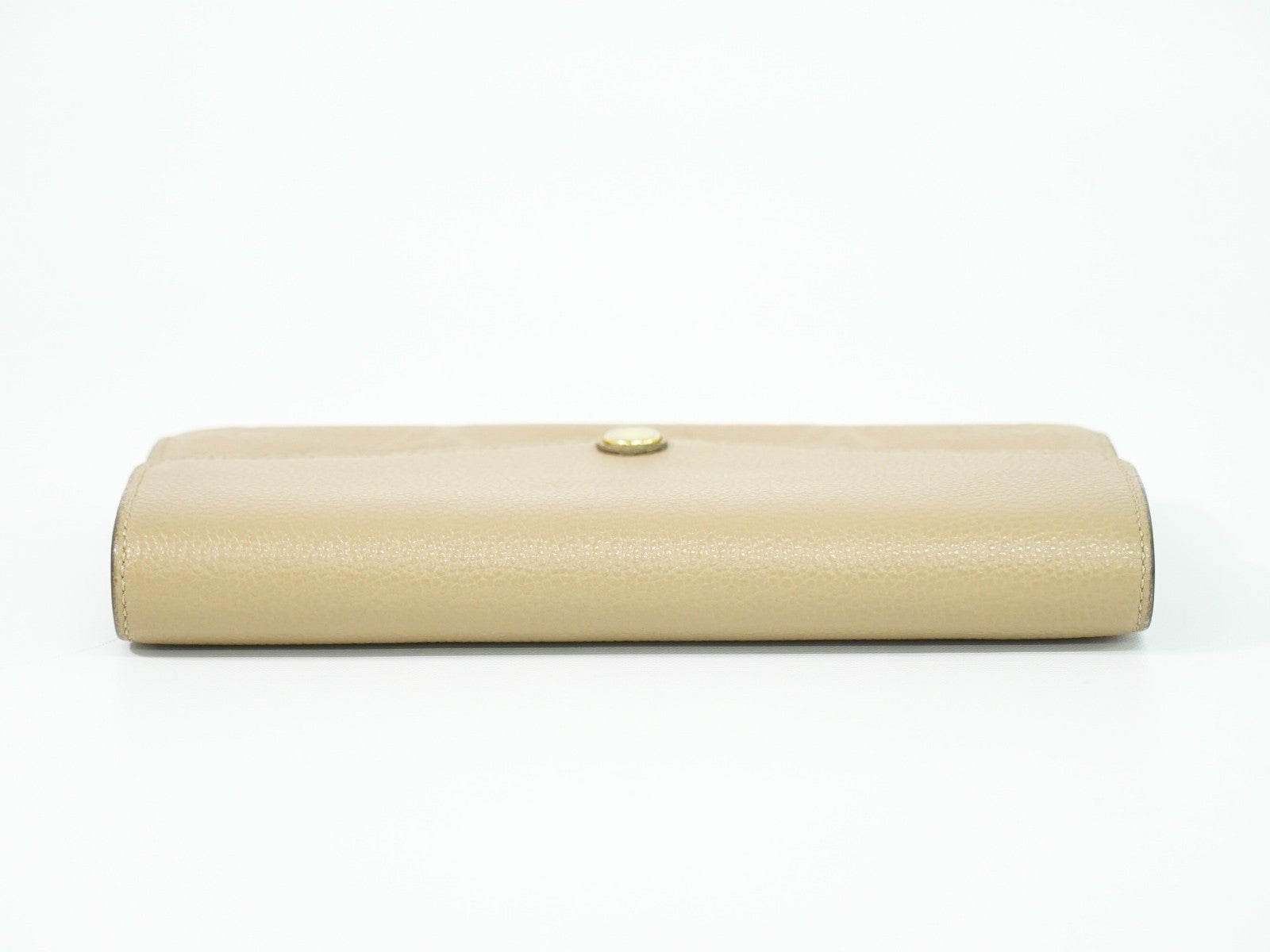 Louis Vuitton Sarah Wallet Nm Monogram Empreinte Leather Beige Leather Wallets Accessory (Pre-Owned)