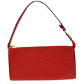 Louis Vuitton Pochette Accessoires Epi Leather Red Leather Clutche & Pouche Bag (Pre-Owned)