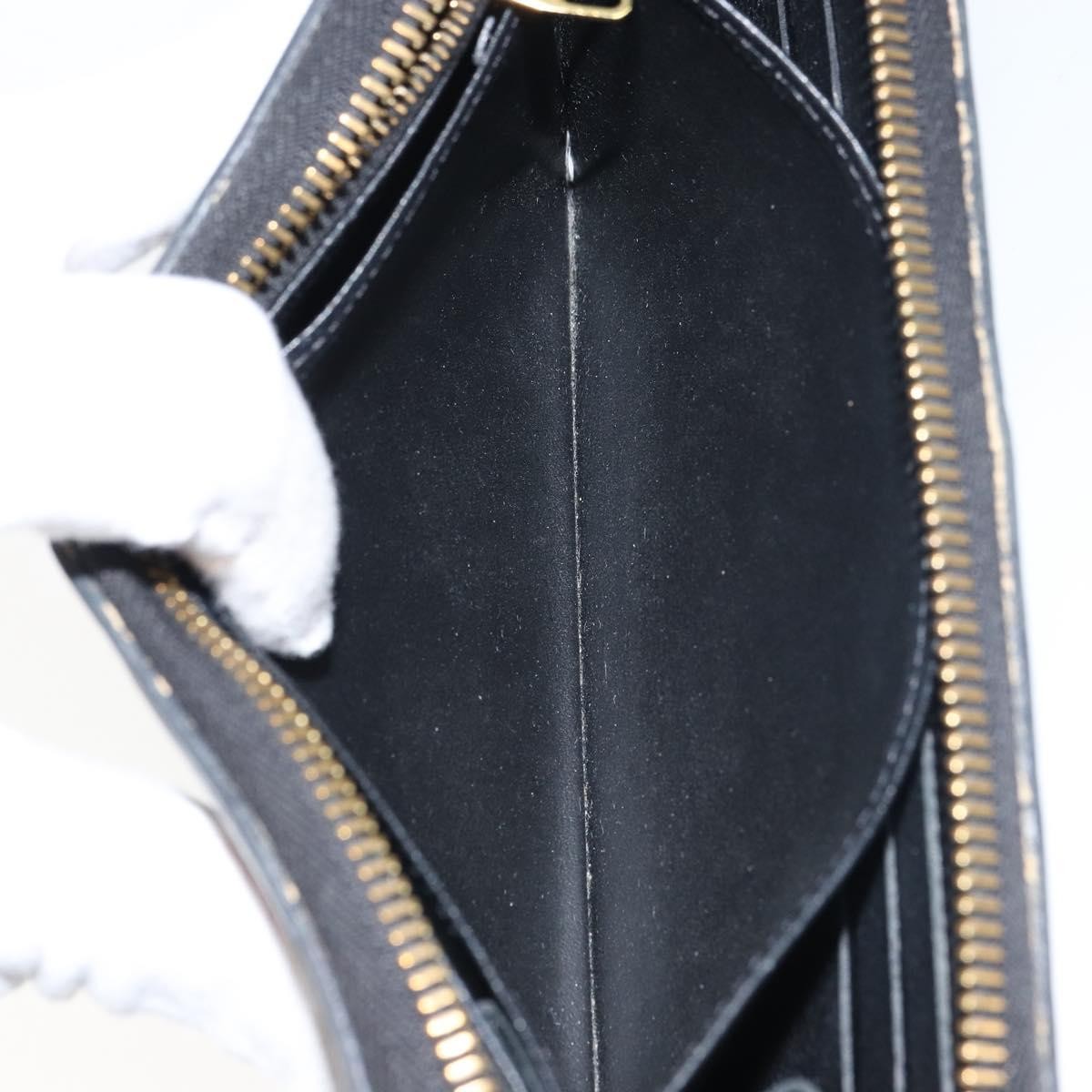 Louis Vuitton Zippy Wallet Nm Leather Empreinte Black Leather Wallets Accessory (Pre-Owned)