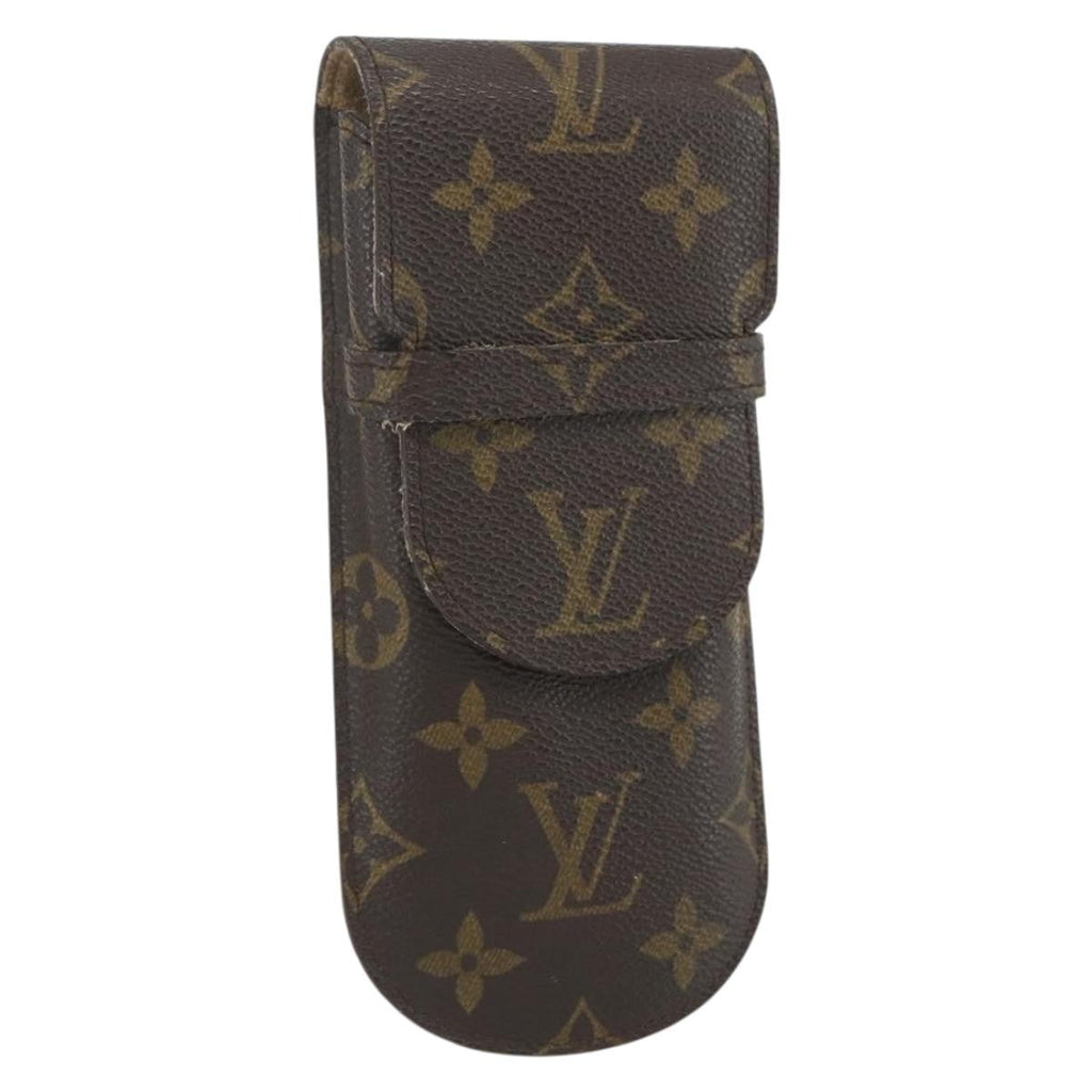 Louis Vuitton Etui À Lunette Canvas Brown Canvas Wallets Accessory (Pre-Owned)