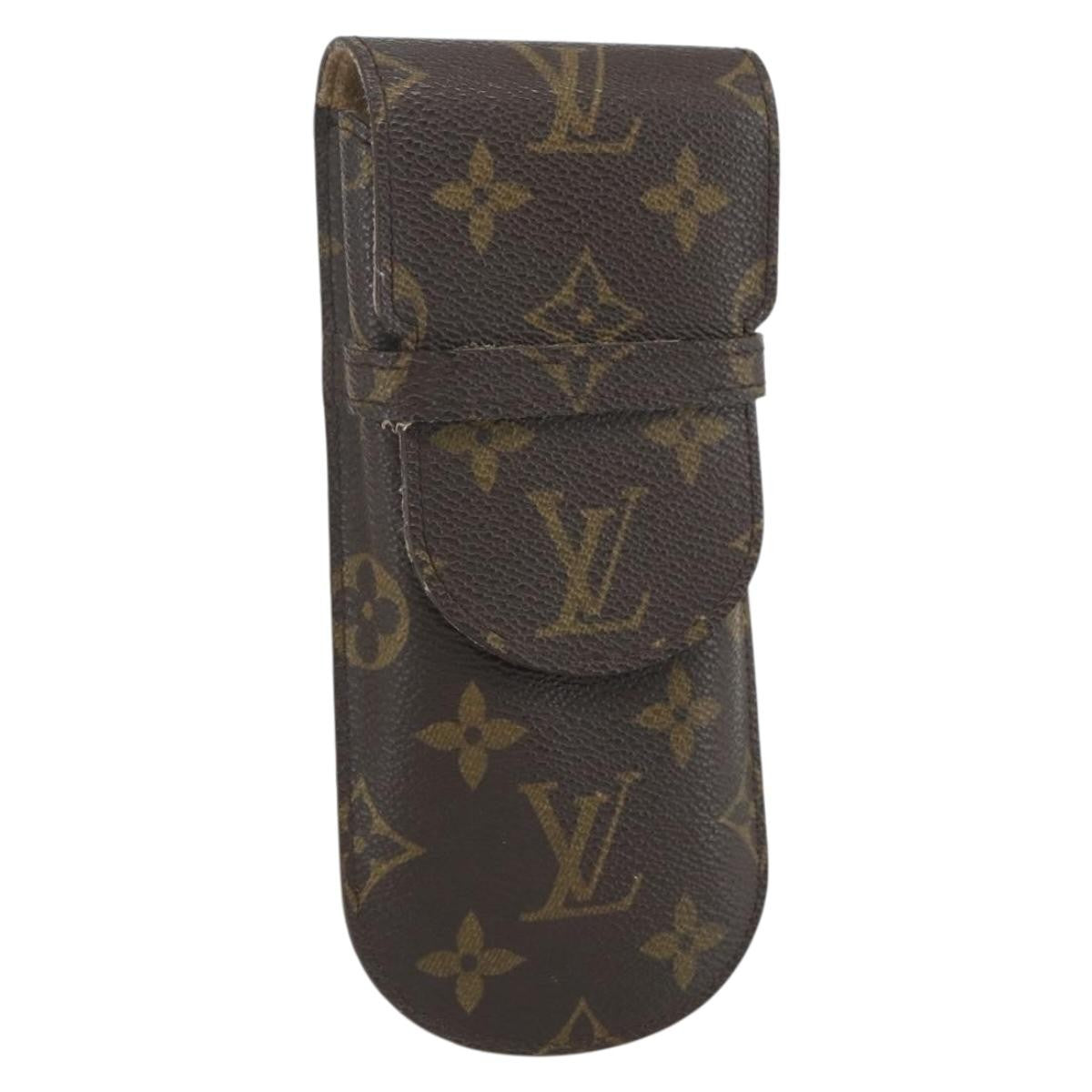 Louis Vuitton Etui À Lunette Canvas Brown Canvas Wallets Accessory (Pre-Owned)