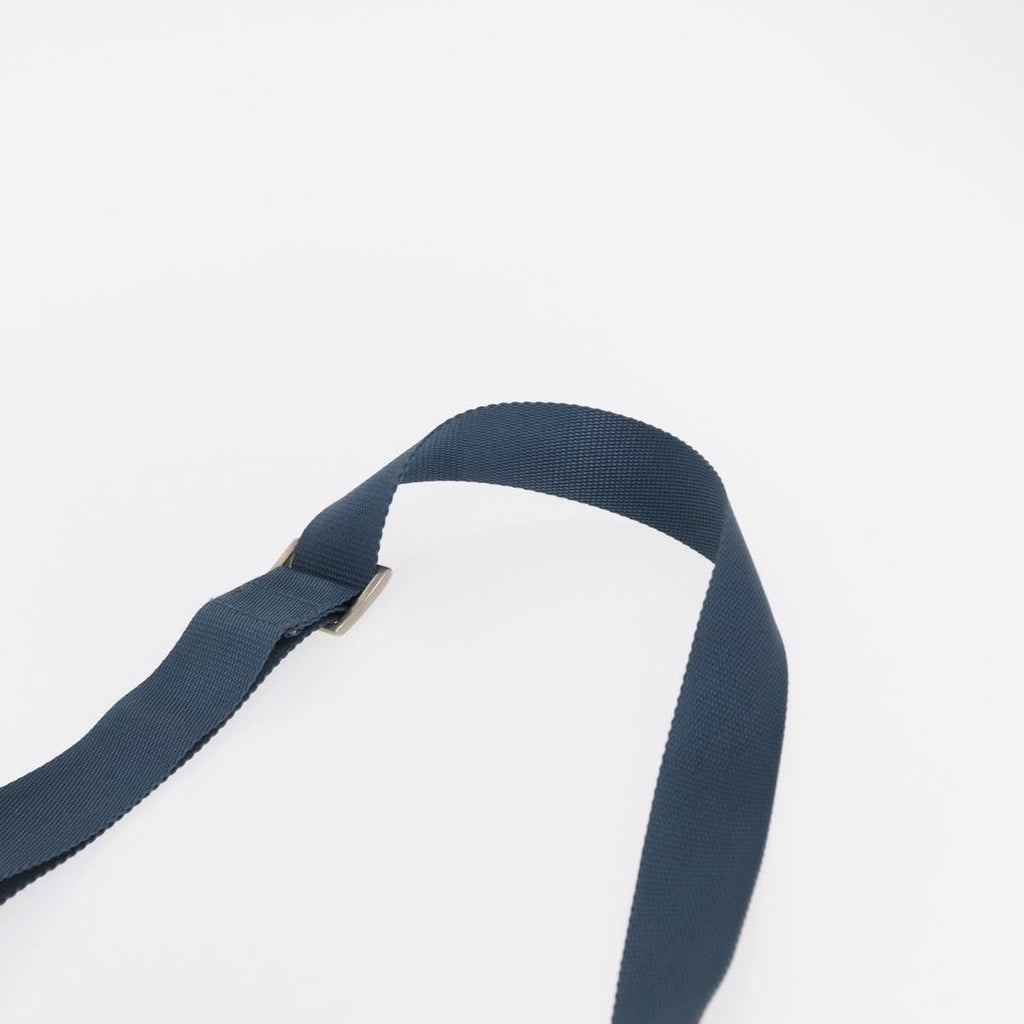 Prada Buckle Messenger Bag Tessuto Blue Nylon Shoulder Bag Bag (Pre-Owned)