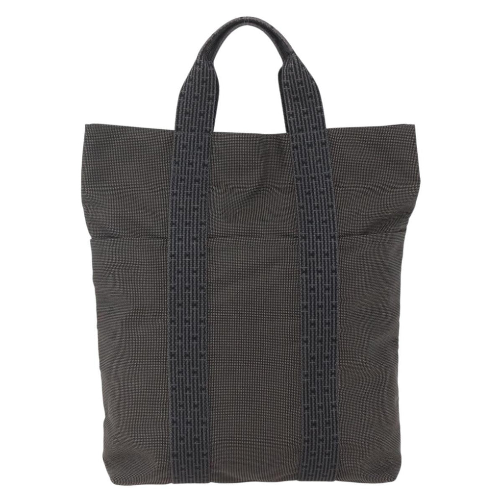 Hermes Fourre-Tout Herline Fourre-Tout Herline Gray Canvas Tote Bag Bag (Pre-Owned)