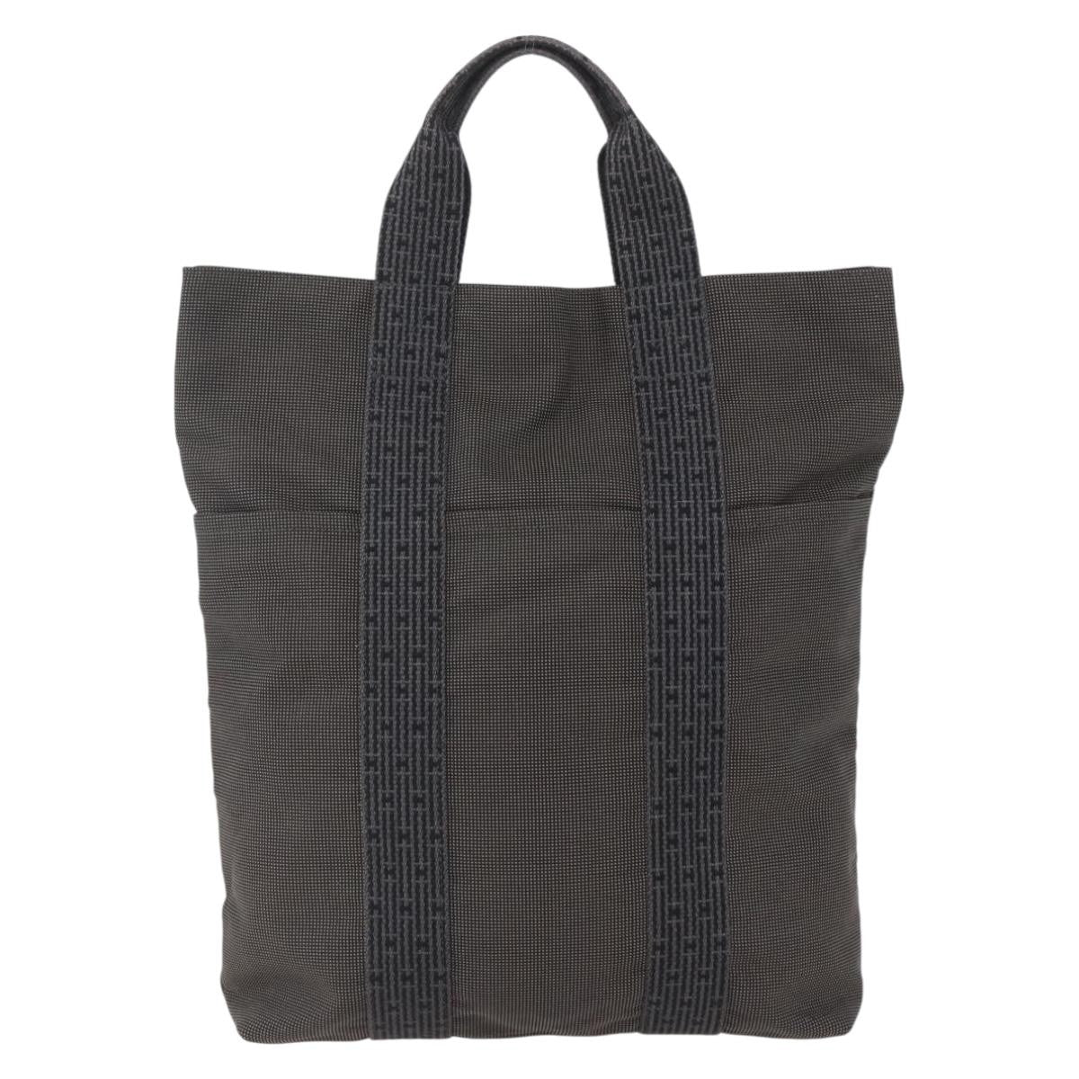 Hermes Fourre-Tout Herline Fourre-Tout Herline Gray Canvas Tote Bag Bag (Pre-Owned)