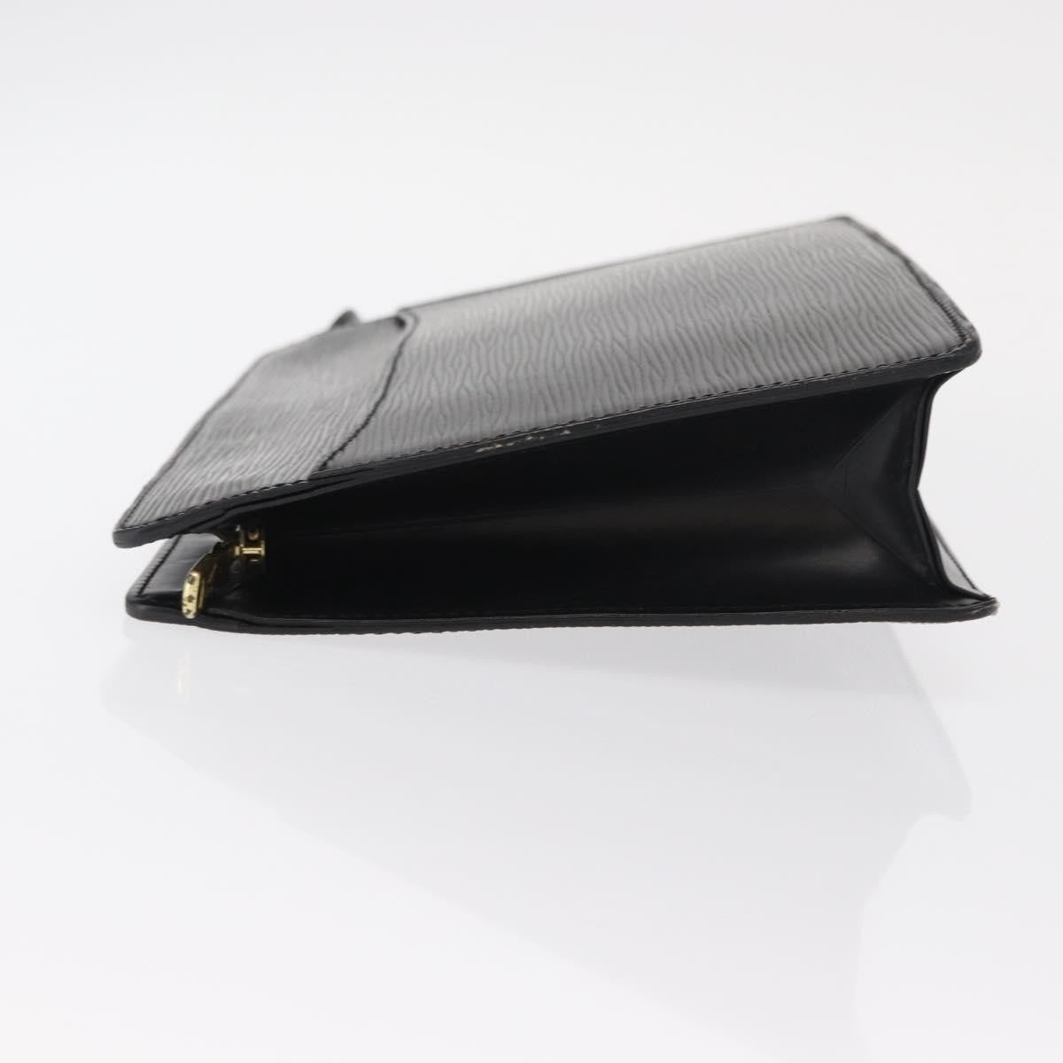 Louis Vuitton Pochette Homme Epi Leather Black Leather Clutche & Pouche Bag (Pre-Owned)
