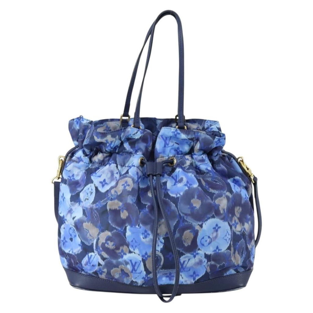 Louis Vuitton Noefull Handbag Ikat Nylon Blue Nylon Handbag (Pre-Owned)