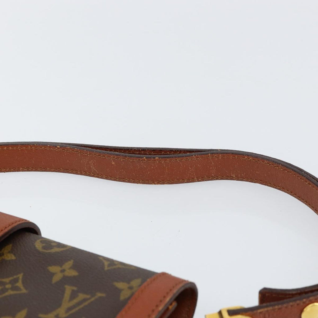 Louis Vuitton Vintage Dauphine Shoulder Bag Monogram Canvas Brown Canvas Shoulder Bag Bag (Pre-Owned)