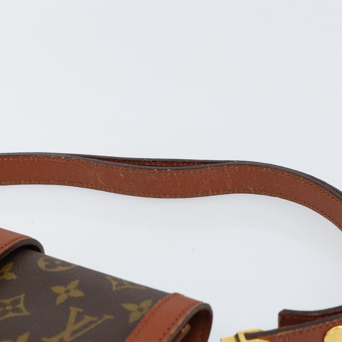 Louis Vuitton Vintage Dauphine Shoulder Bag Monogram Canvas Brown Canvas Shoulder Bag Bag (Pre-Owned)