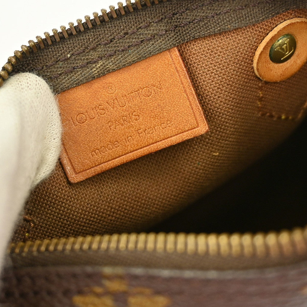 Louis Vuitton Speedy Mini Hl Handbag Monogram Canvas Brown Canvas Handbag (Pre-Owned)