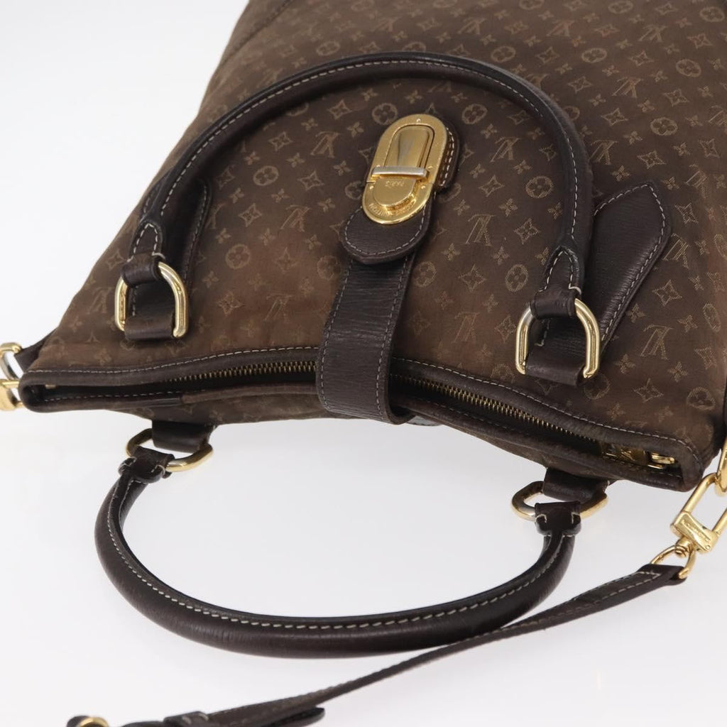 Louis Vuitton Elegie Handbag Monogram Idylle Black Canvas Handbag (Pre-Owned)