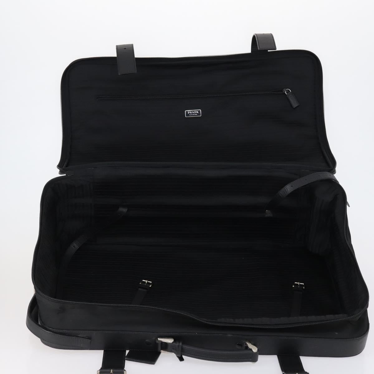 Prada Trunk Bag Nylon Black Nylon Travel Bag Bag (Pre-Owned)