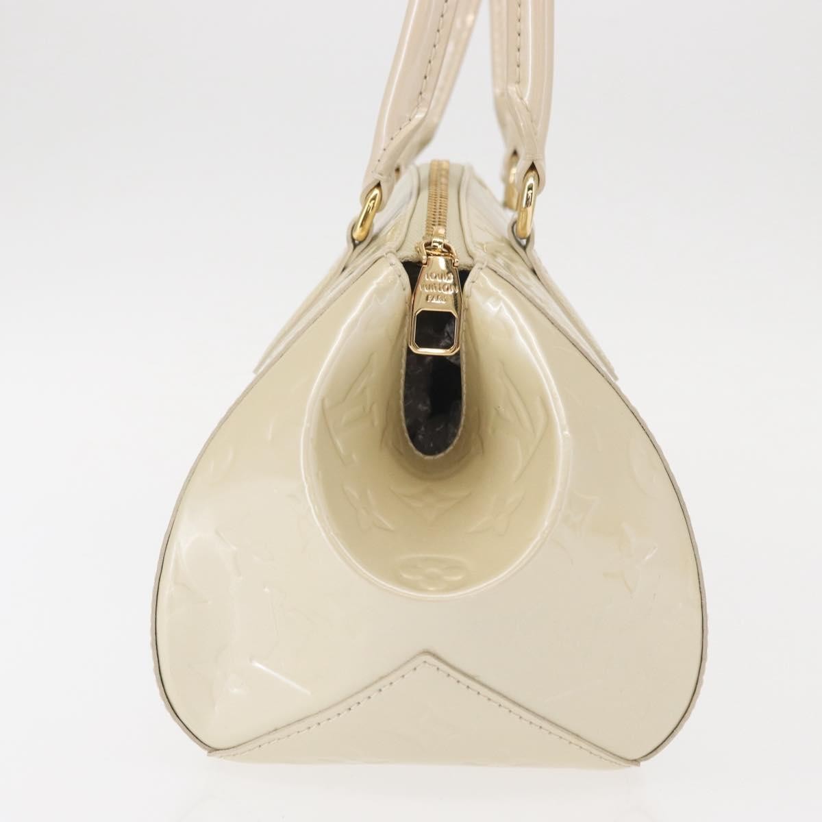 Louis Vuitton Sherwood Handbag Monogram Vernis Beige Patent_Leather Handbag (Pre-Owned)
