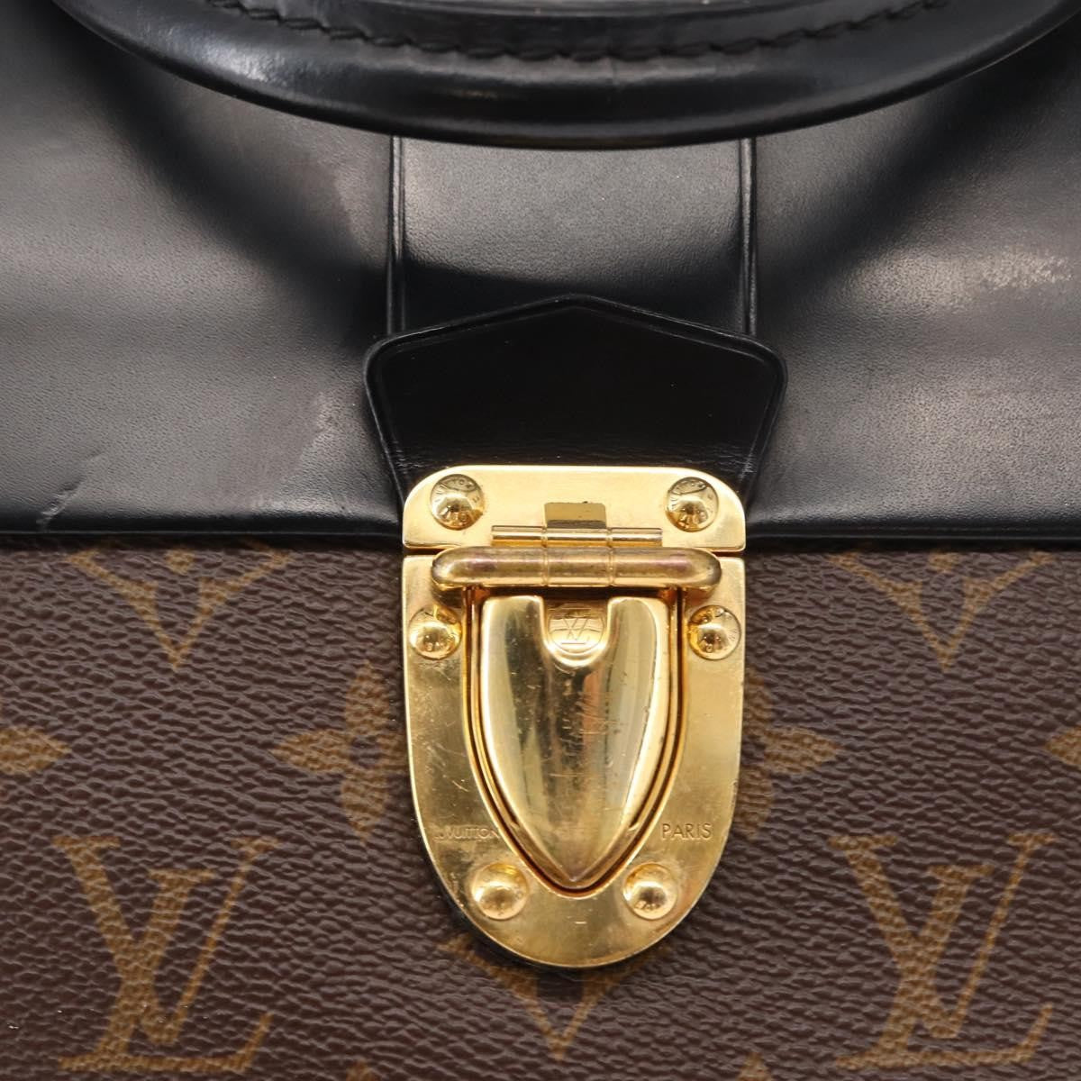 Louis Vuitton One Handle Flap Bag Monogram Canvas And Leather Brown Canvas Handbag (Pre-Owned)