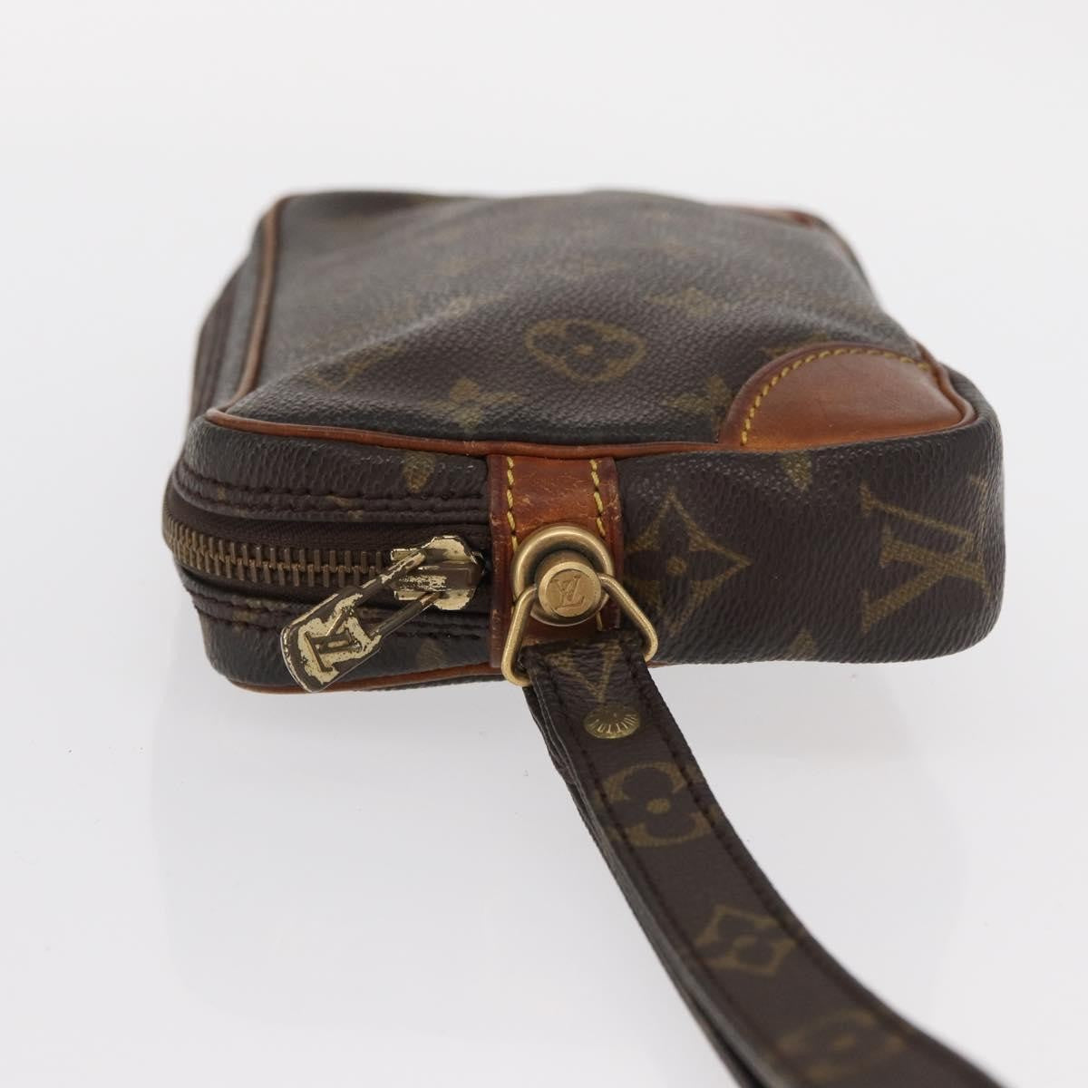 Louis Vuitton Marly Dragonne Clutch Monogram Canvas Brown Canvas Clutche & Pouche Bag (Pre-Owned)