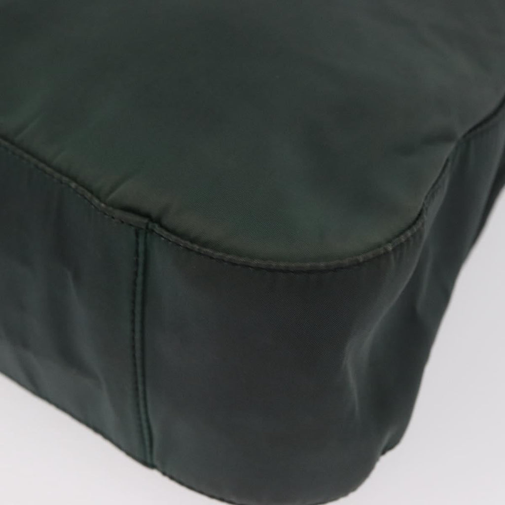 Prada Vintage Shoulder Bag Tessuto Green Nylon Shoulder Bag Bag (Pre-Owned)