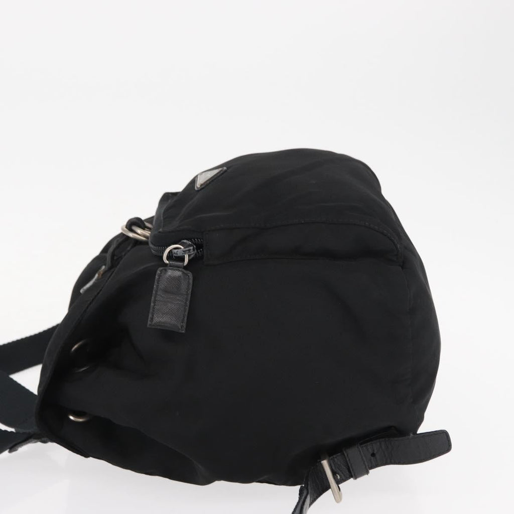 Prada Front Pocket Backpack Tessuto Black Nylon Backpack Bag (Pre-Owned)