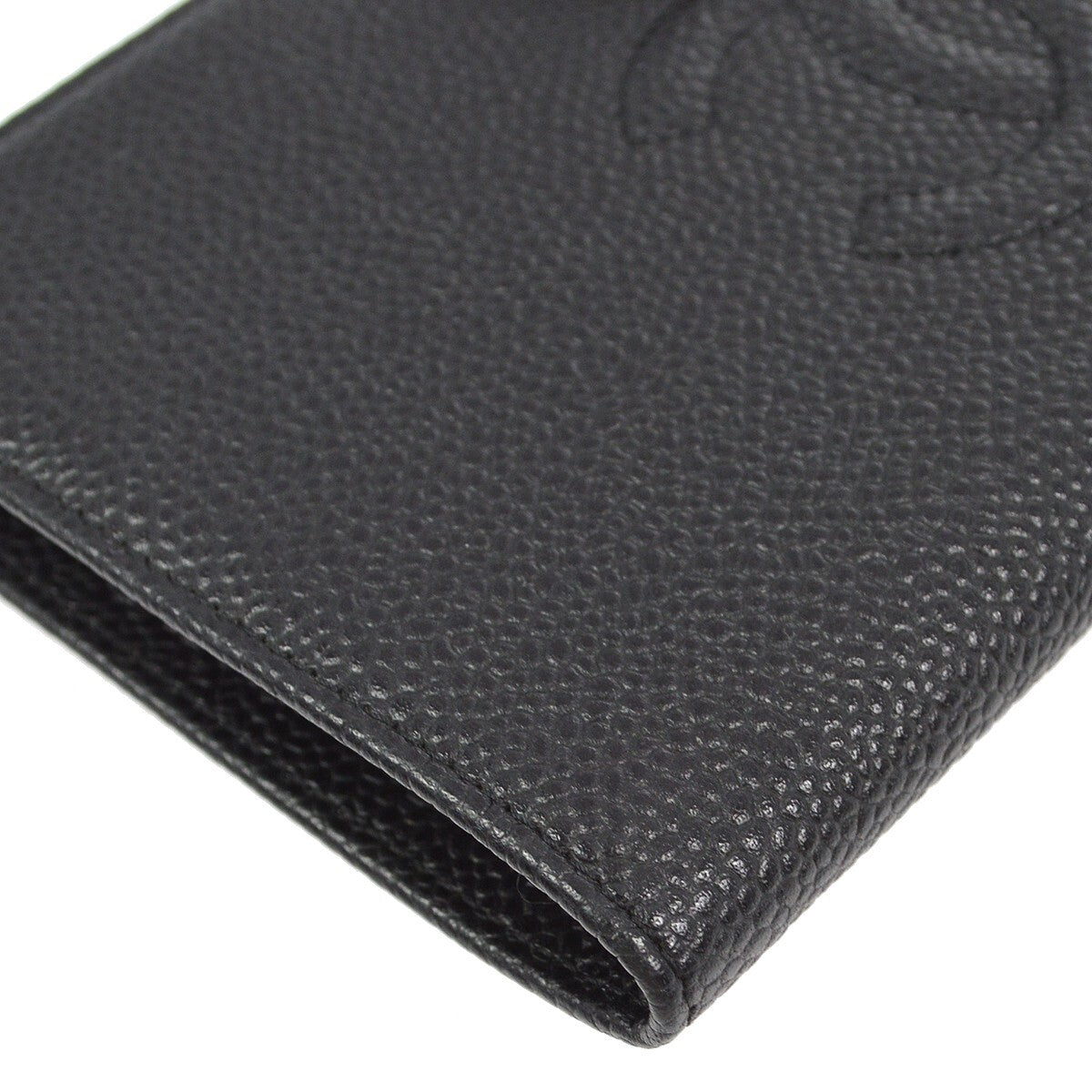 Chanel Timeless Cc French Wallet Caviar Black Leather Wallets Accessory (Pre-Owned)