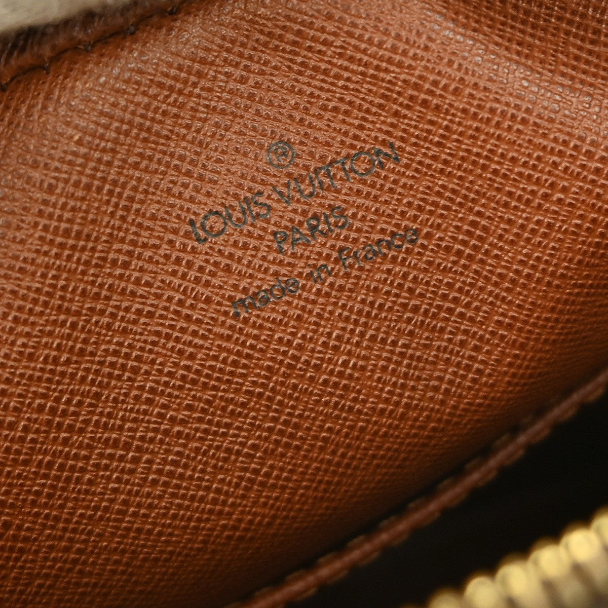 Louis Vuitton Danube Handbag Monogram Canvas Brown Canvas Shoulder Bag Bag (Pre-Owned)