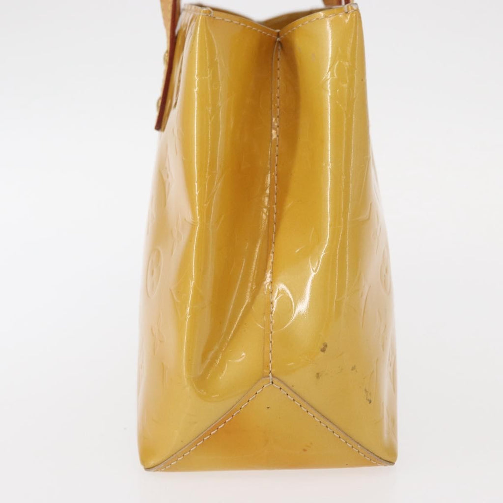 Louis Vuitton Reade Handbag Monogram Vernis Beige Patent_Leather Handbag (Pre-Owned)