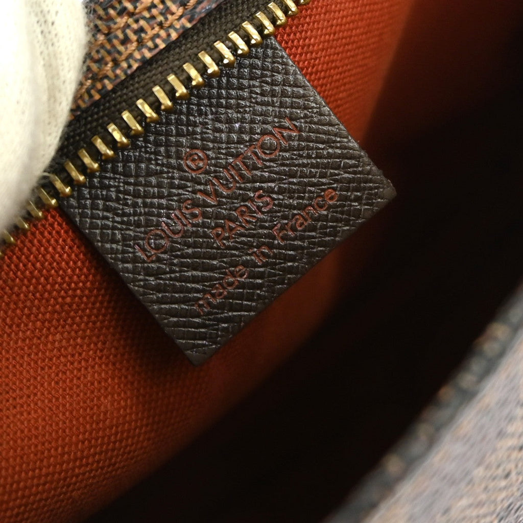 Louis Vuitton Trousse Make Up Bag Damier Canvas Brown Canvas Clutche & Pouche Bag (Pre-Owned)