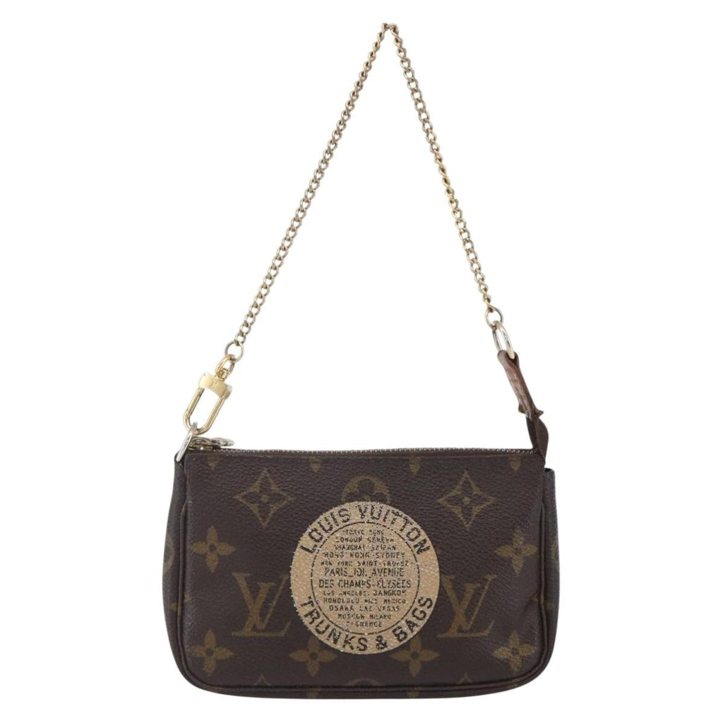 Louis Vuitton Pochette Accessoires Limited Edition Monogram Canvas Brown Canvas Clutche & Pouche Bag (Pre-Owned)