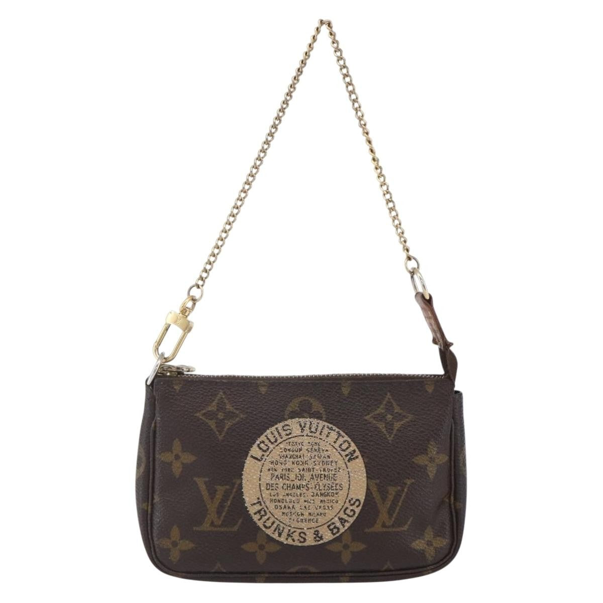 Louis Vuitton Pochette Accessoires Limited Edition Monogram Canvas Brown Canvas Clutche & Pouche Bag (Pre-Owned)