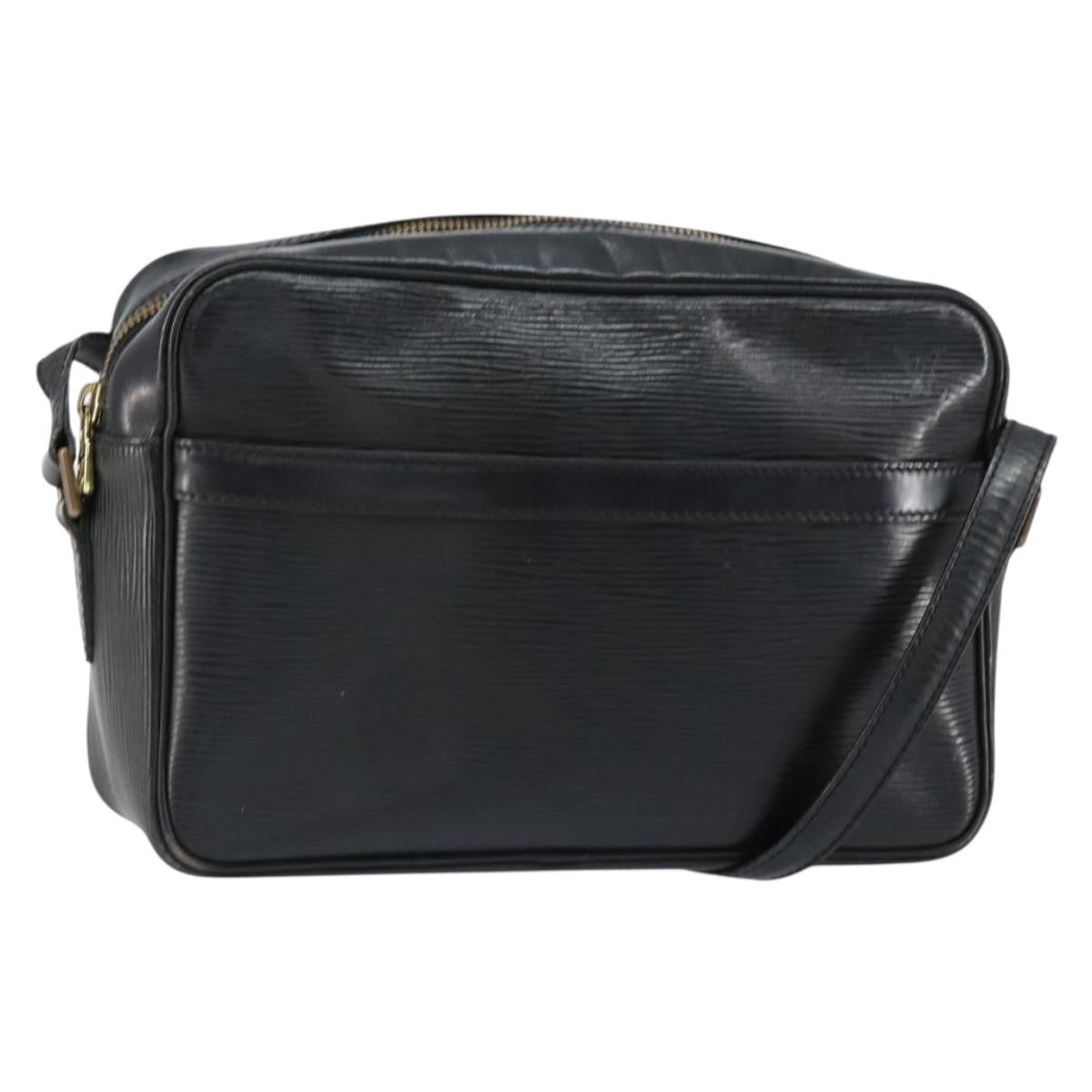 Louis Vuitton Trocadero Handbag Epi Leather Black Leather Shoulder Bag Bag (Pre-Owned)