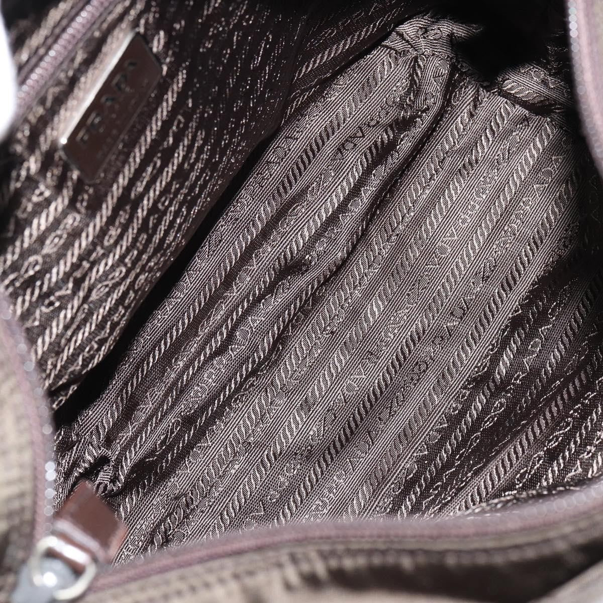 Prada Vintage Zip Tote Tessuto Khaki Nylon Tote Bag Bag (Pre-Owned)