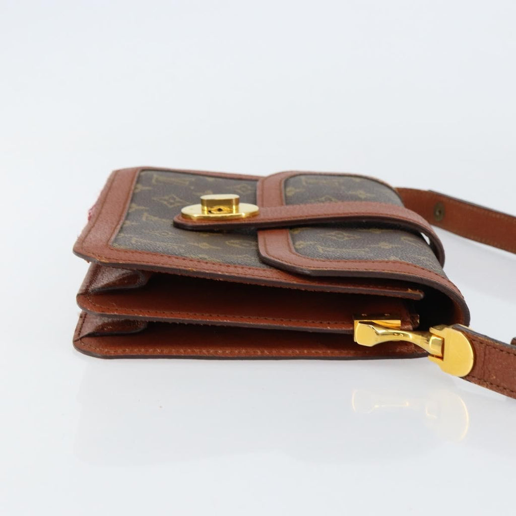Louis Vuitton Vintage Dauphine Shoulder Bag Monogram Canvas Brown Canvas Shoulder Bag Bag (Pre-Owned)