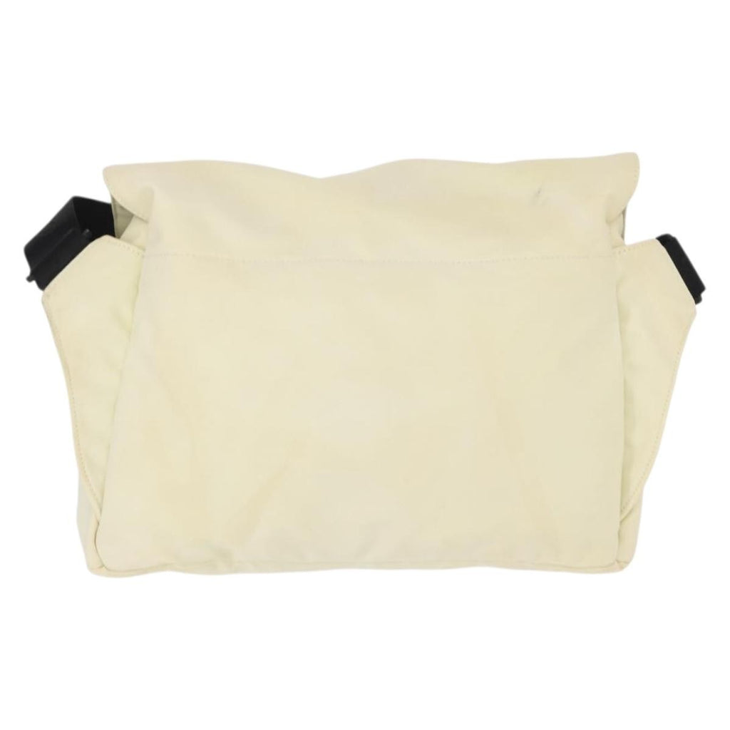 Chanel Sport Line Shoulder Bag Nylon Beige Nylon Shoulder Bag Bag (Pre-Owned)