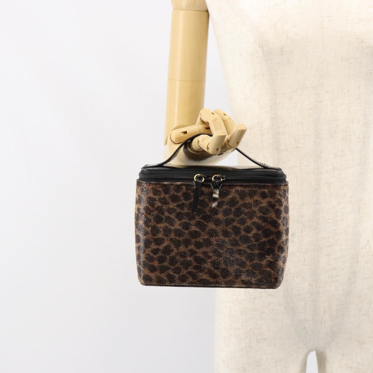Loewe Vintage Handbag Leather Brown Leather Handbag (Pre-Owned)