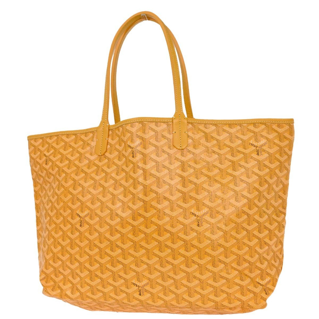 Goyard Saint Louis Tote Coated Canvas Yellow Canvas Tote Bag Bag (Pre-Owned)